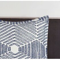 draven blue king california king bedding set   