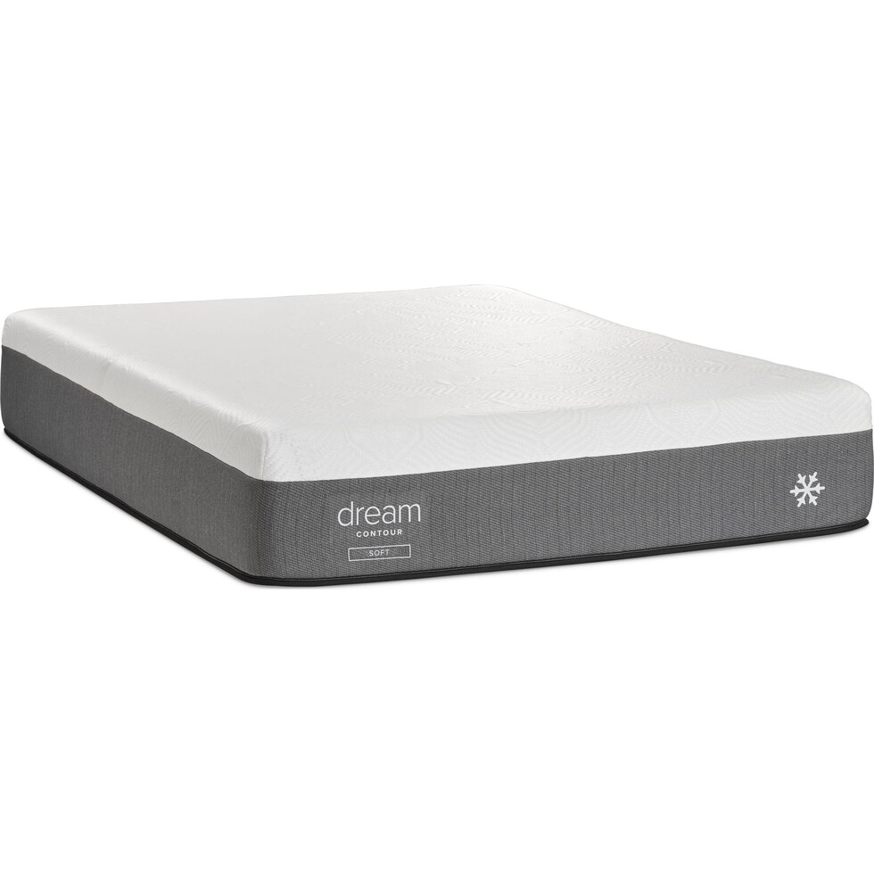 dream contour white california king mattress   