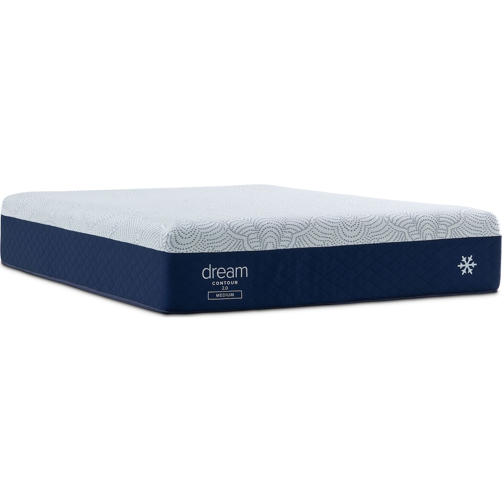 dream contour white full mattress   