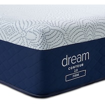 dream contour white queen mattress   