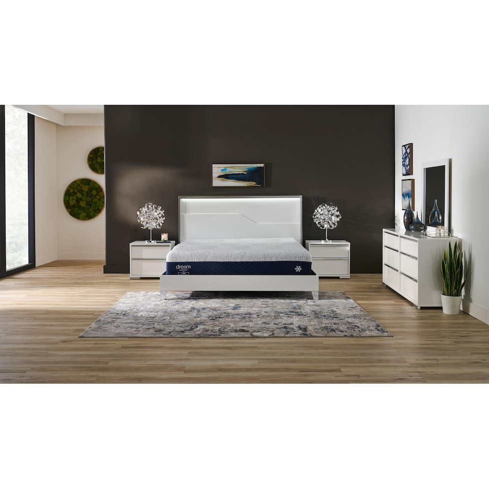 dream contour white queen mattress   