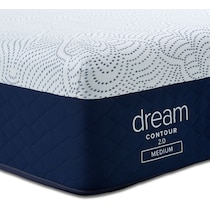 dream contour white queen mattress   