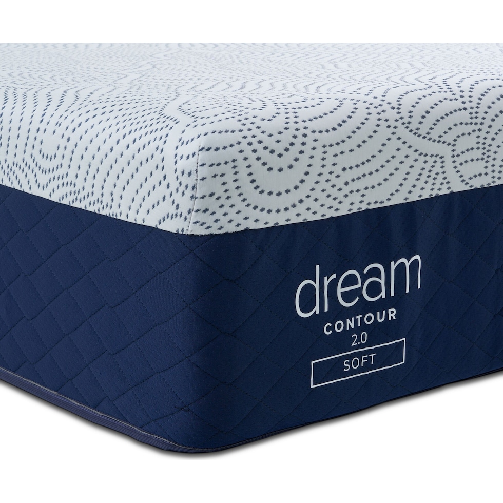 dream contour white queen mattress   