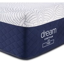 dream contour white twin mattress   