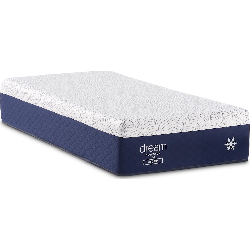 dream contour white twin mattress   