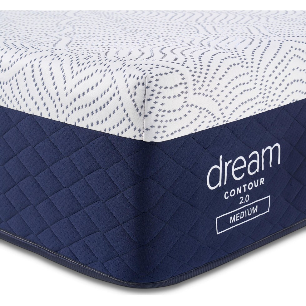 dream contour white twin mattress   