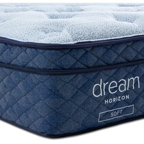 dream horizon white king mattress split foundation set   