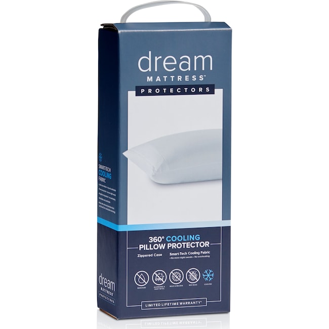 Mattresses and Bedding - Dream Queen Cooling Pillow Protector