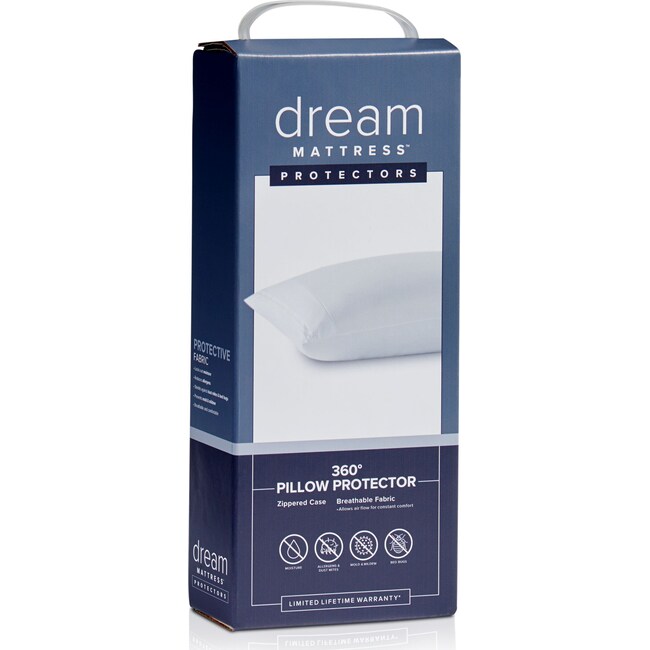 Mattresses and Bedding - Dream Queen 360 Pillow Protector