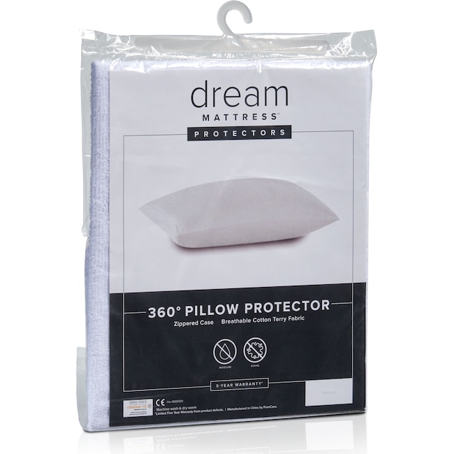 Mattresses and Bedding - Dream Queen Terry Pillow Protector