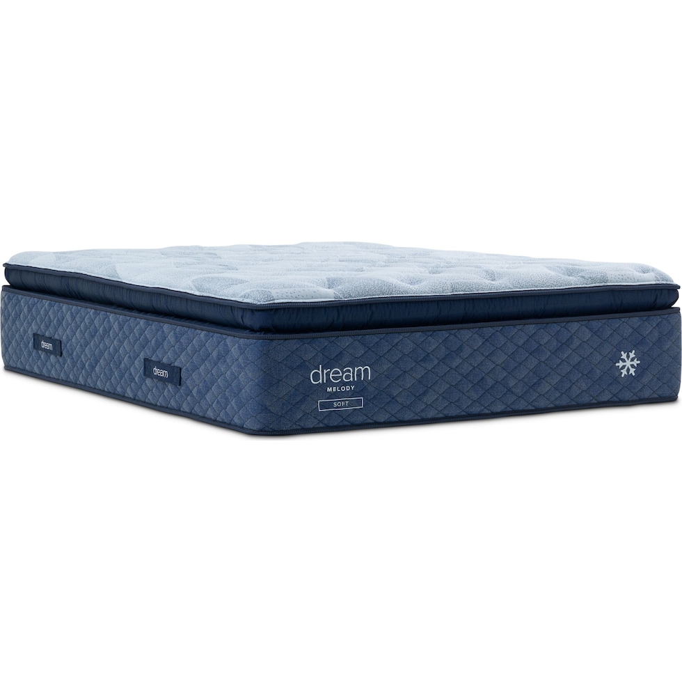 dream melody white split king mattress   