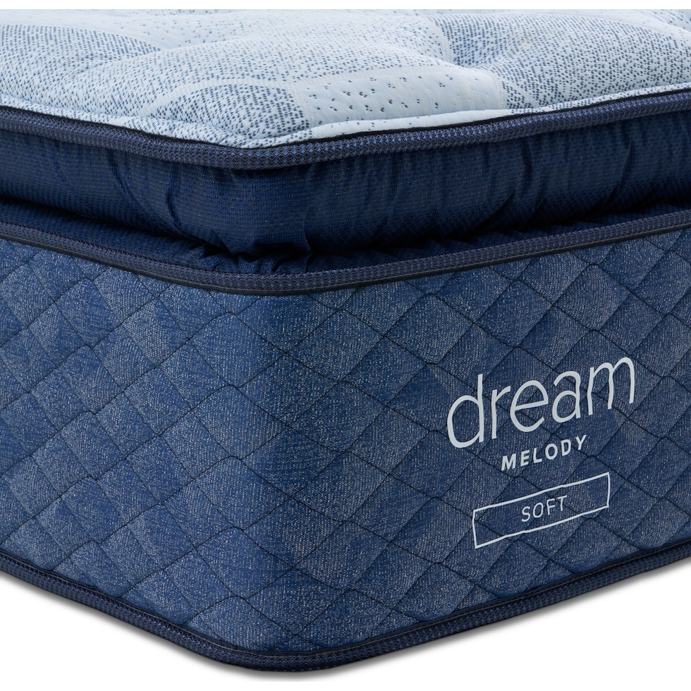 dream melody white split king mattress   