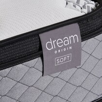 dream origin white full mattress foundation set   