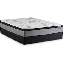 dream origin white full mattress low profile foundation set   