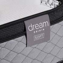 dream origin white queen mattress foundation set   