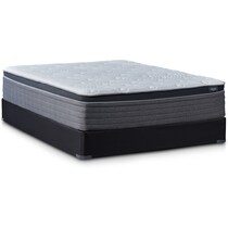 dream peace white twin mattress foundation set   