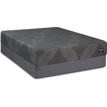 dream plus gray full mattress foldable foundation set   