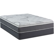 dream premium white full mattress foldable foundation set   