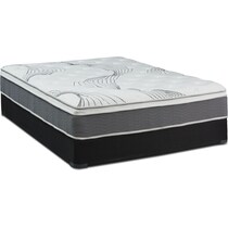 dream premium white twin mattress foundation set   