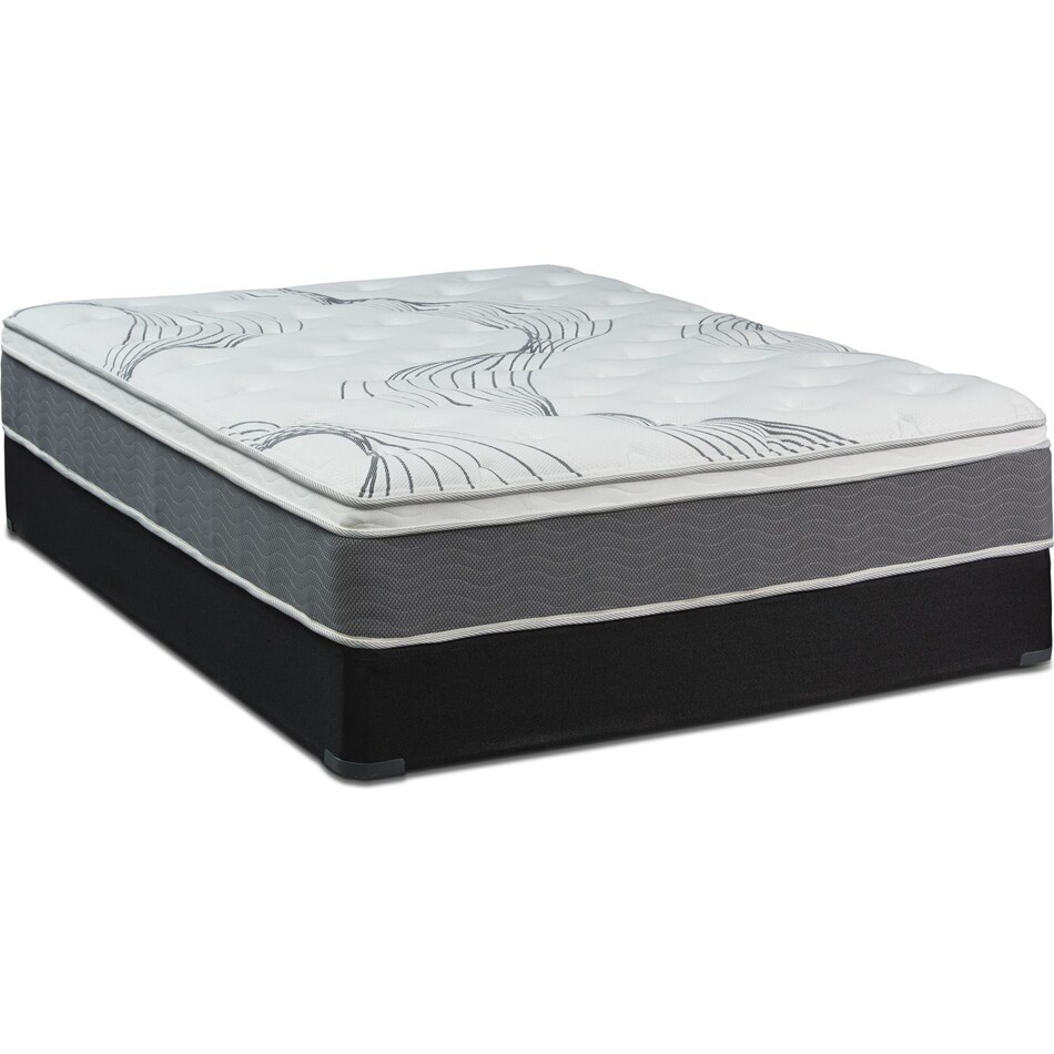 dream premium white twin mattress low profile foundation set   