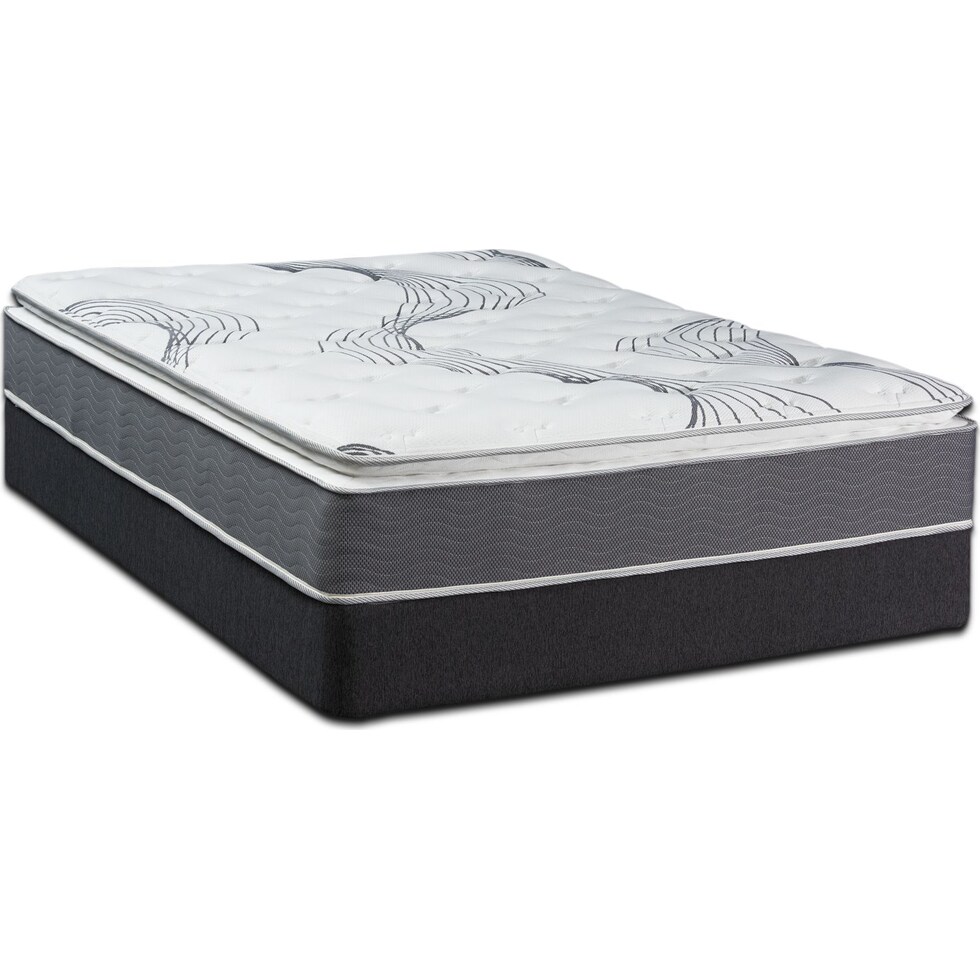dream premium white twin mattress low profile foundation set   