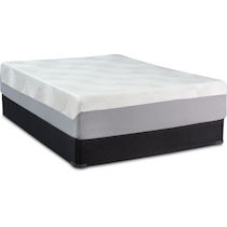 dream refresh white queen mattress foundation set   
