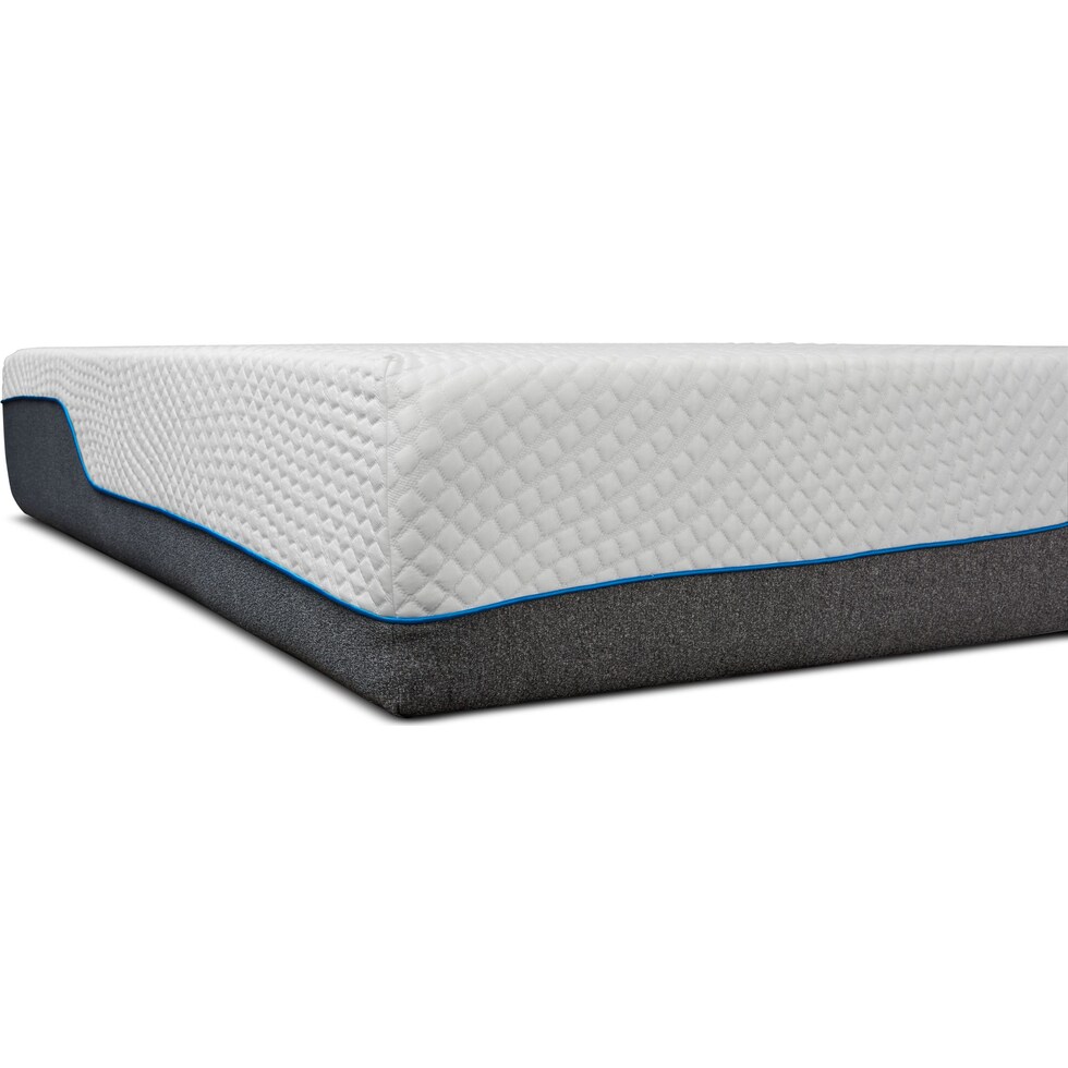 dream relax white california king mattress split foundation set   