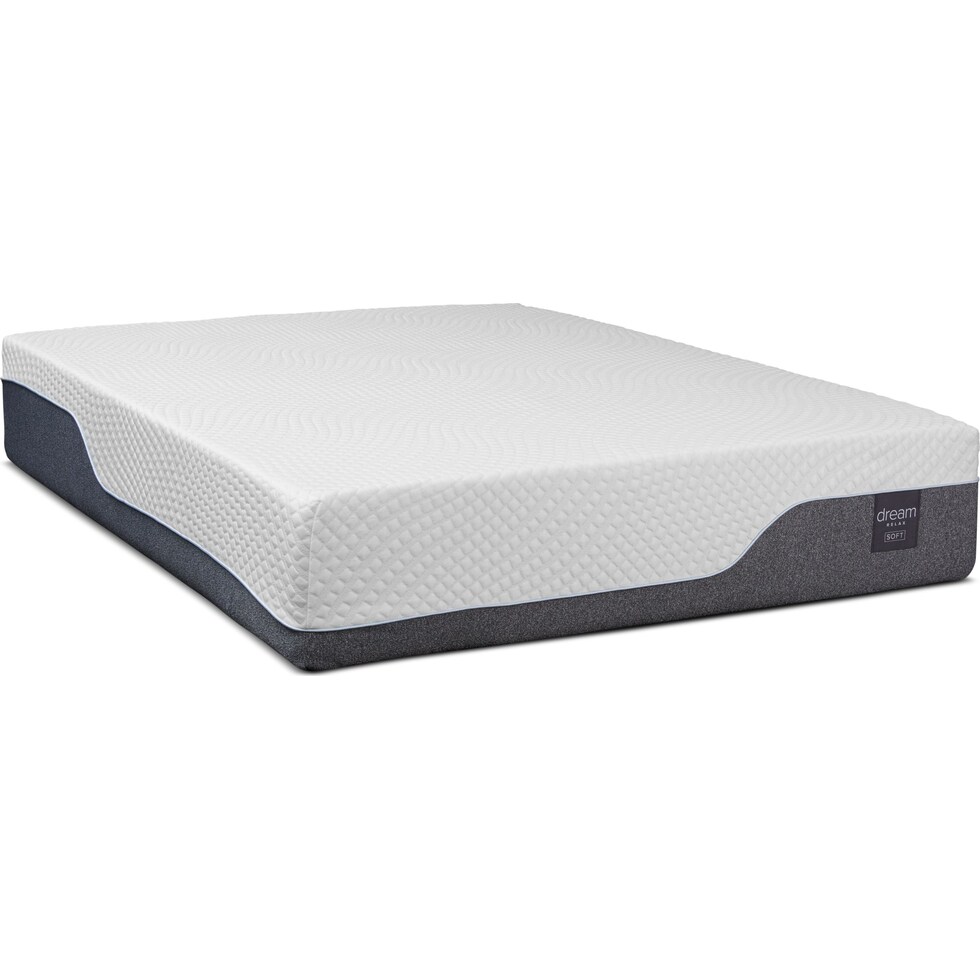 dream relax white queen mattress   