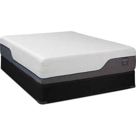 Dream Relax Firm Queen Mattress and Low-Profile Foundation