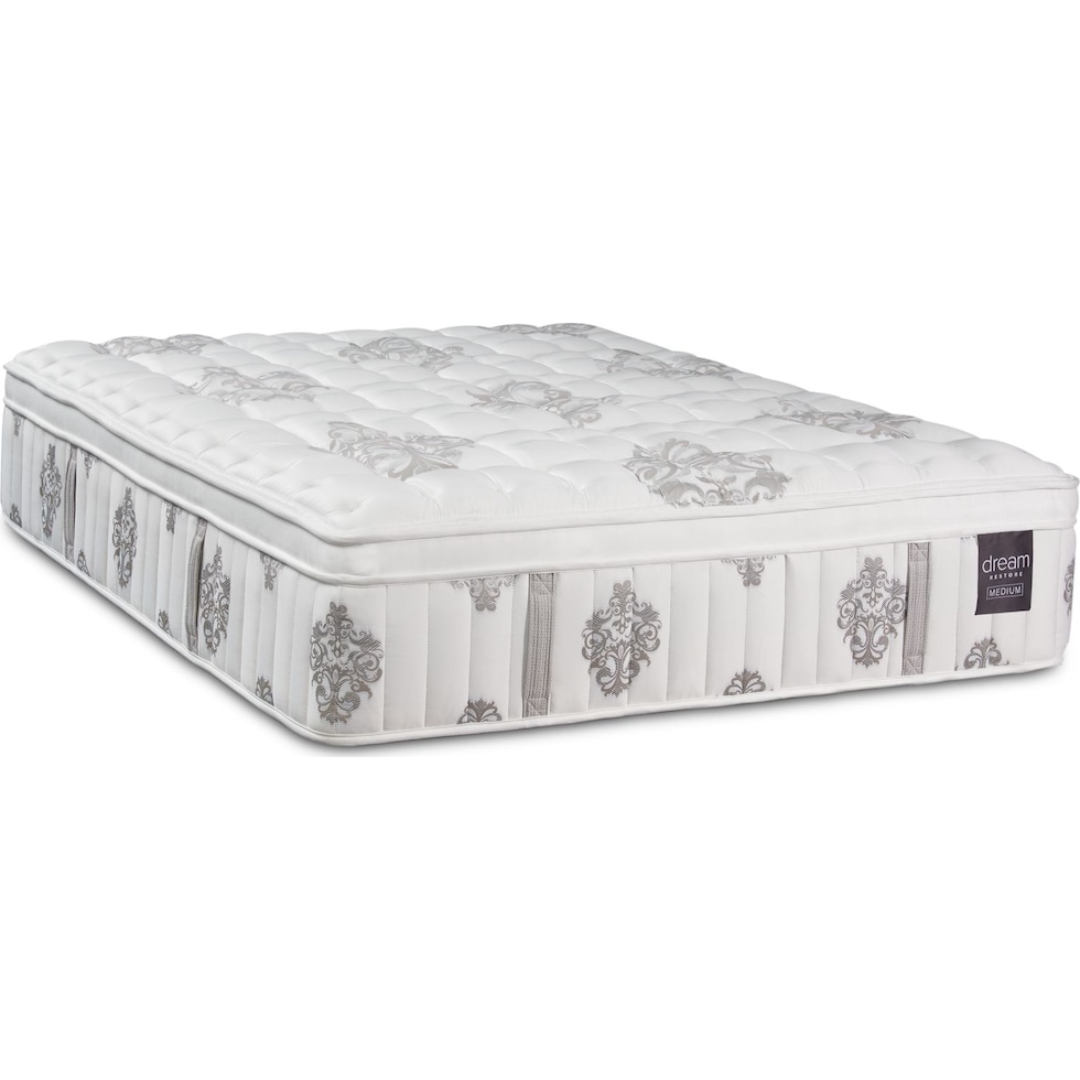 dream restore white king mattress   