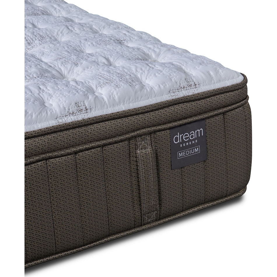 dream serene gray california king mattress   