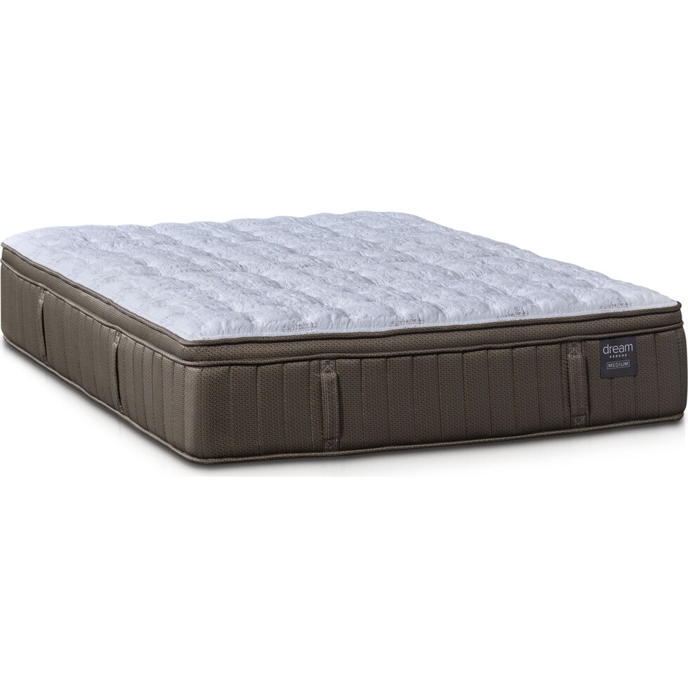 dream serene gray king mattress   