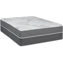 dream simple white full mattress foldable foundation set   