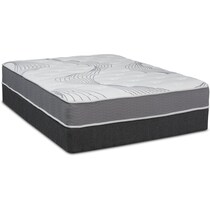 dream simple white full mattress foundation set   