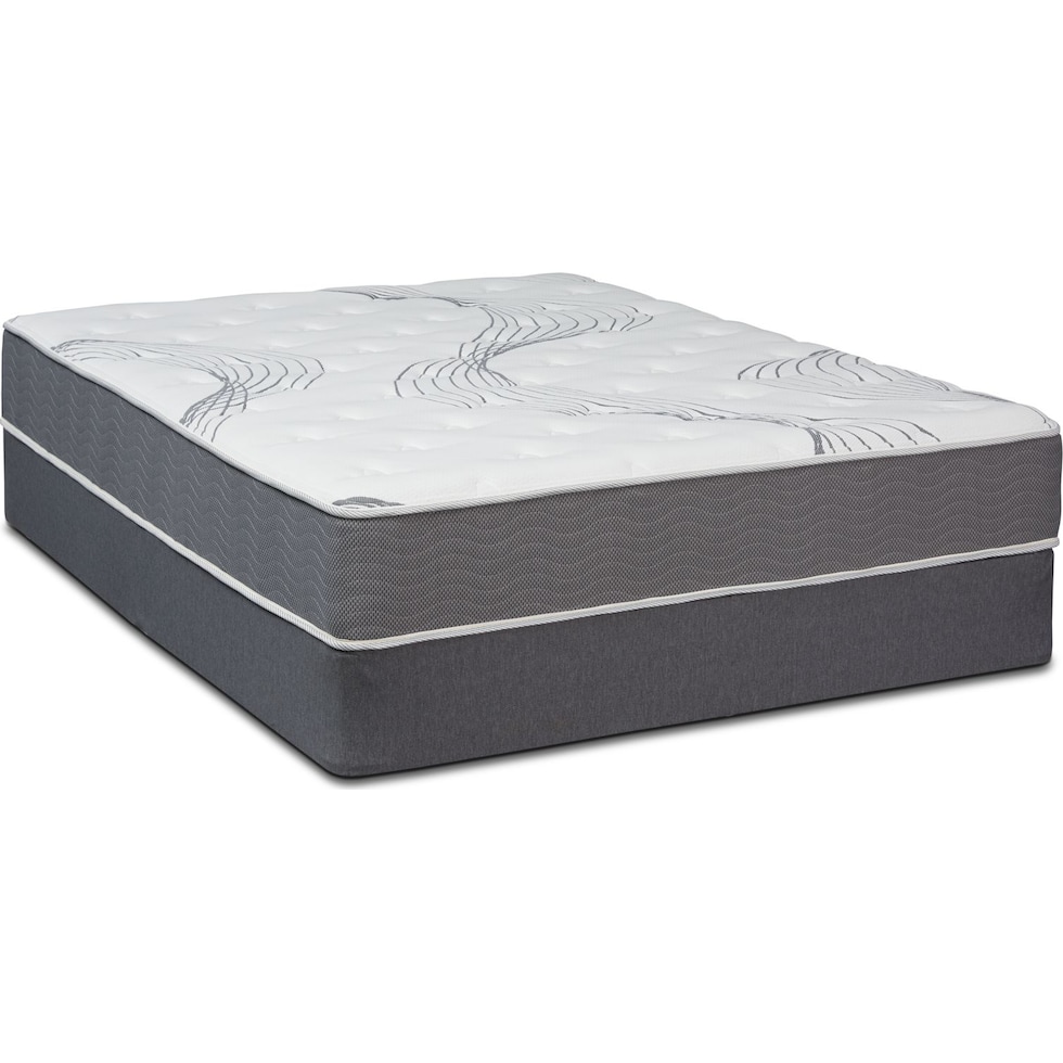 dream simple white king mattress foldable split foundation set   