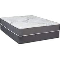 dream simple white queen mattress foldable foundation set   