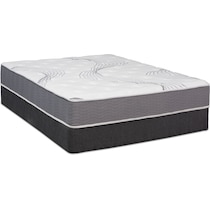 dream simple white queen mattress foundation set   