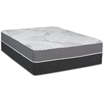 dream simple white twin mattress low profile foundation set   