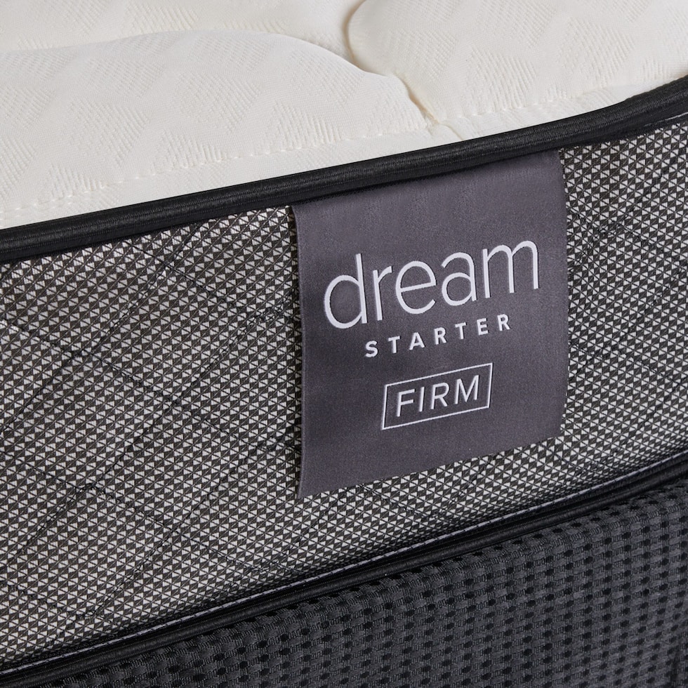 dream starter white queen mattress split foundation set   