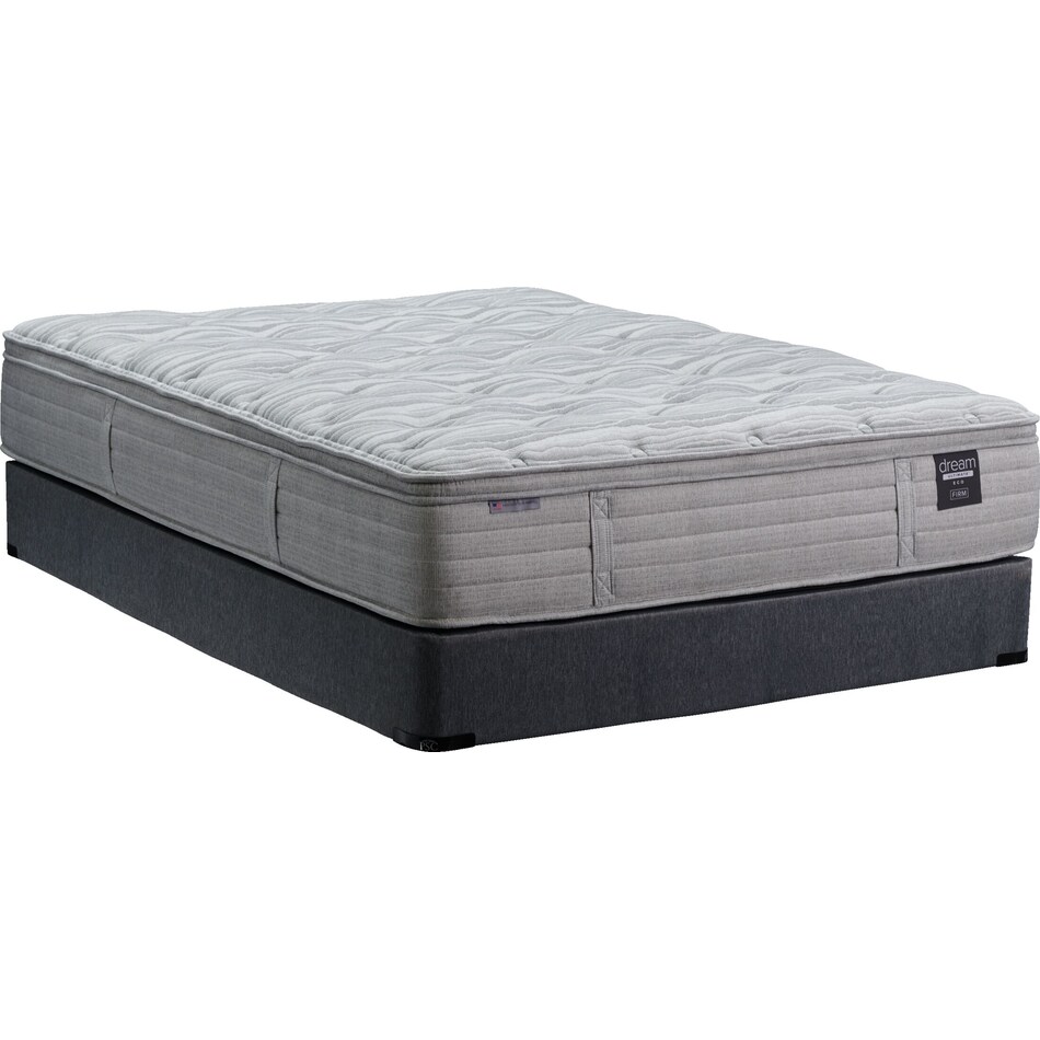 dream ultimate eco white twin mattress foundation set   