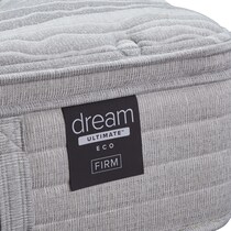 dream ultimate eco white twin xl mattress foundation set   