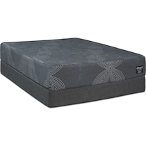 dream ultra gray full mattress low profile foundation set   