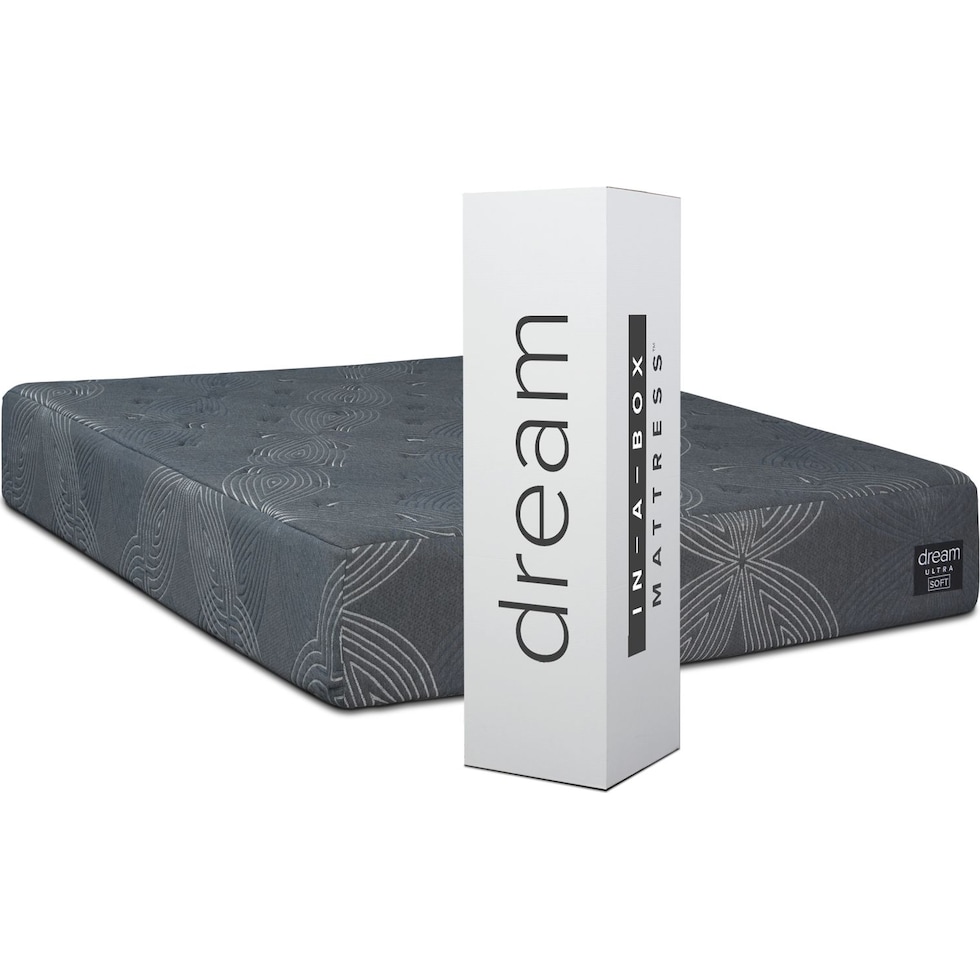 dream ultra gray queen mattress   