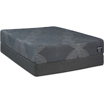 dream ultra gray queen mattress foundation set   