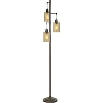 drita dark brown floor lamp   