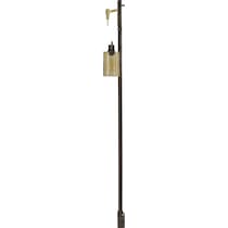 drita dark brown floor lamp   