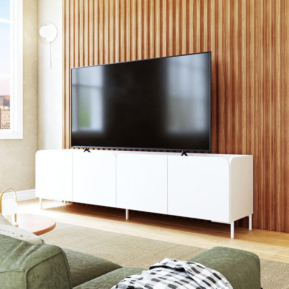 duane white tv stand   