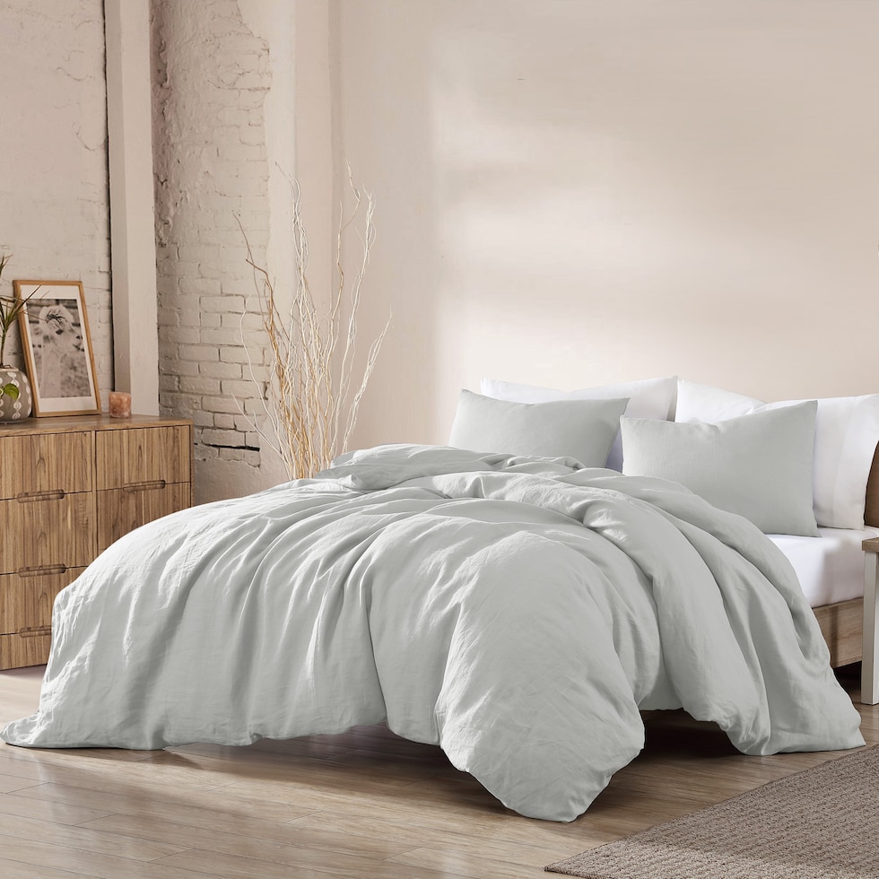 dublin bedding gray queen bedding set   