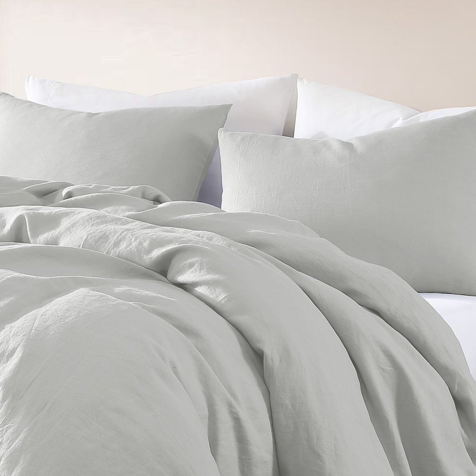 dublin bedding gray queen bedding set   