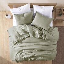 dublin bedding green queen bedding set   